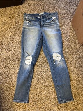 BKE universal fit high rise ankle skinny